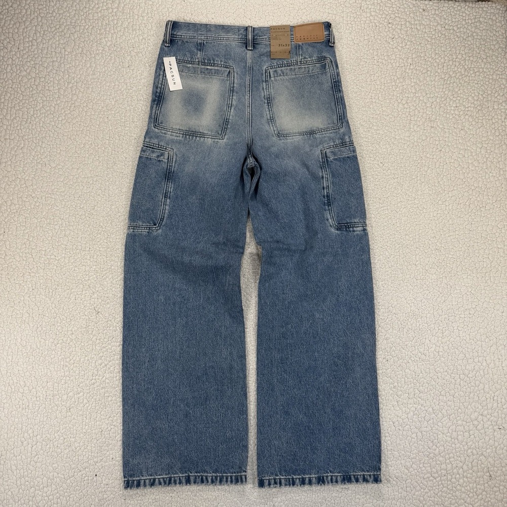 PacSun Blake Extreme Baggy Carpenter Jeans Men's 31x32 Y2K Streetwear Grunge - Picture 4 of 11